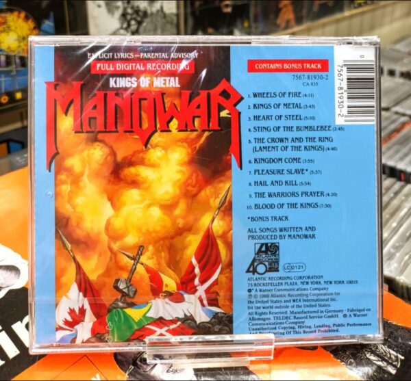 CD Manowar - Kings Of Metal - Imagen 2
