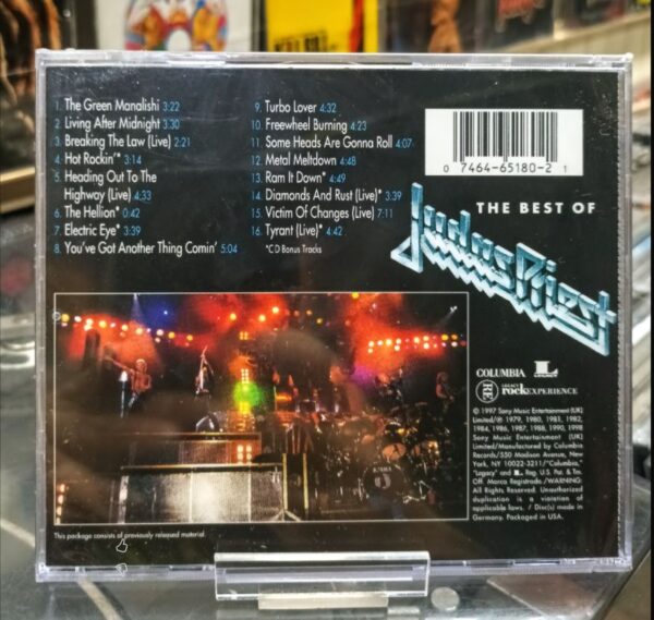 CD Judas Priest - Living After Midnight: The Best Of - Imagen 2