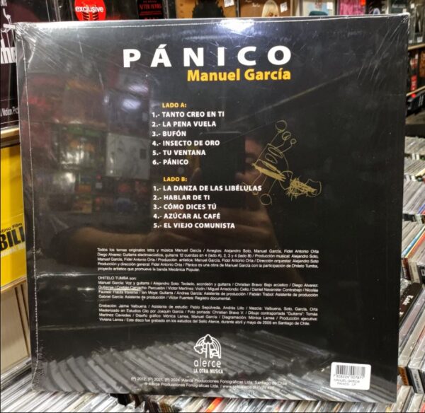 LP Manuel García - Panico - Imagen 2