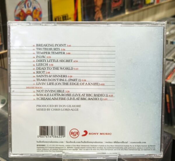 CD Bullet For My Valentine - Temper Temper - Imagen 2