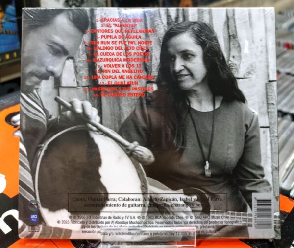 CD Violeta Parra - Ultimas Composiciones de Violeta Parra - Imagen 2