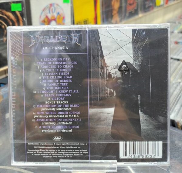 CD Megadeth – Youthanasia - Imagen 2