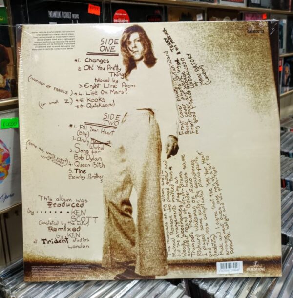LP David Bowie – Hunky Dory - Imagen 2