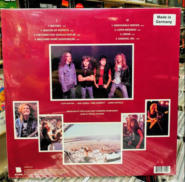 LP Metallica - Master of Puppets - Imagen 2