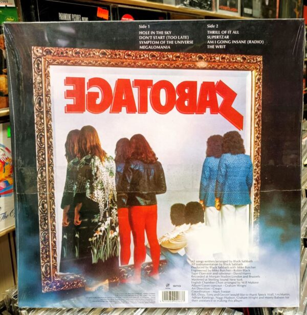 LP Black Sabbath - Sabotage - Imagen 2